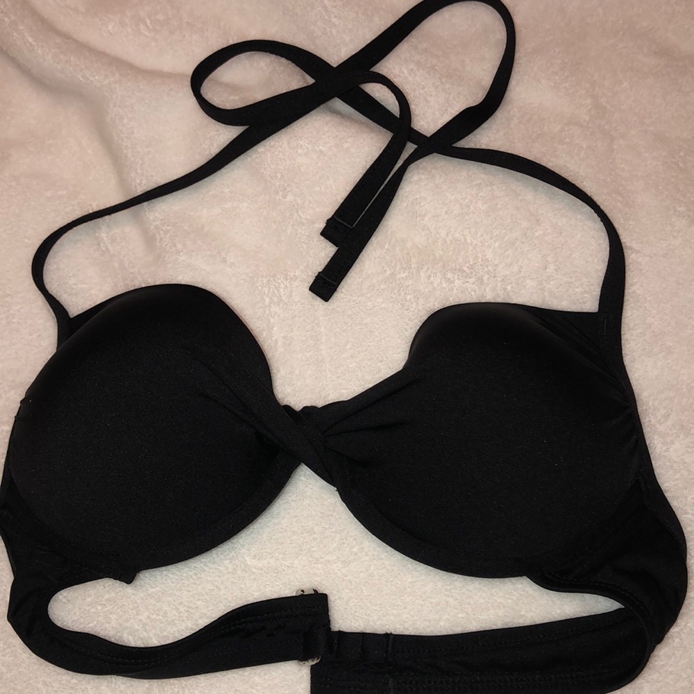 Black Push Up Bathing Suit Top